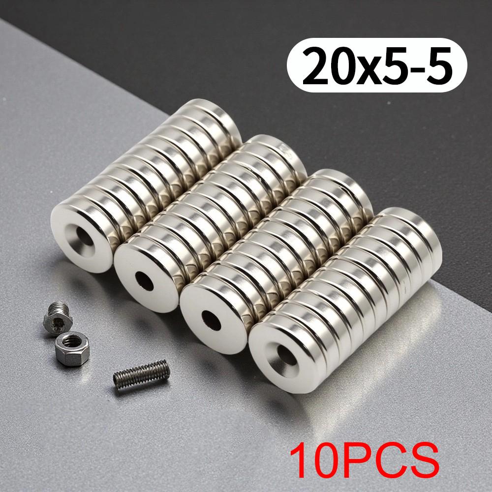 20x5-5MM imans Round Refrigerator magnets with holes for Office Whiteboard Suitable Tools Home Workplace, Etc 20*5-5
