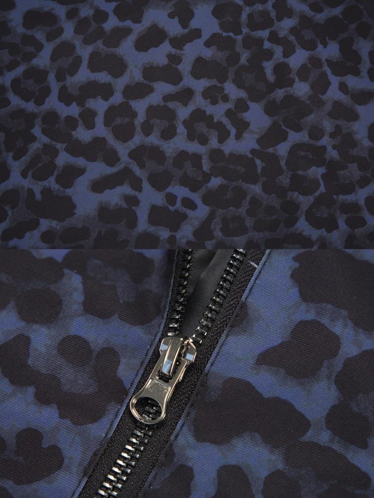 Unisex Retro Leopard Print Spliced Leather Jacket - Trendy, Loose-Fit Streetwear