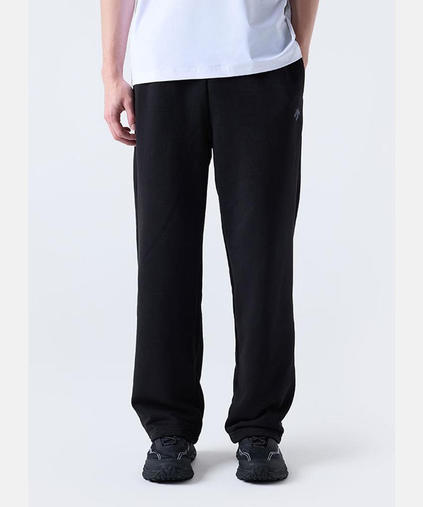 DESCENTE Sports Terry Knit Straight Fit Pants Black (Sq323Ukp71) (B Type)