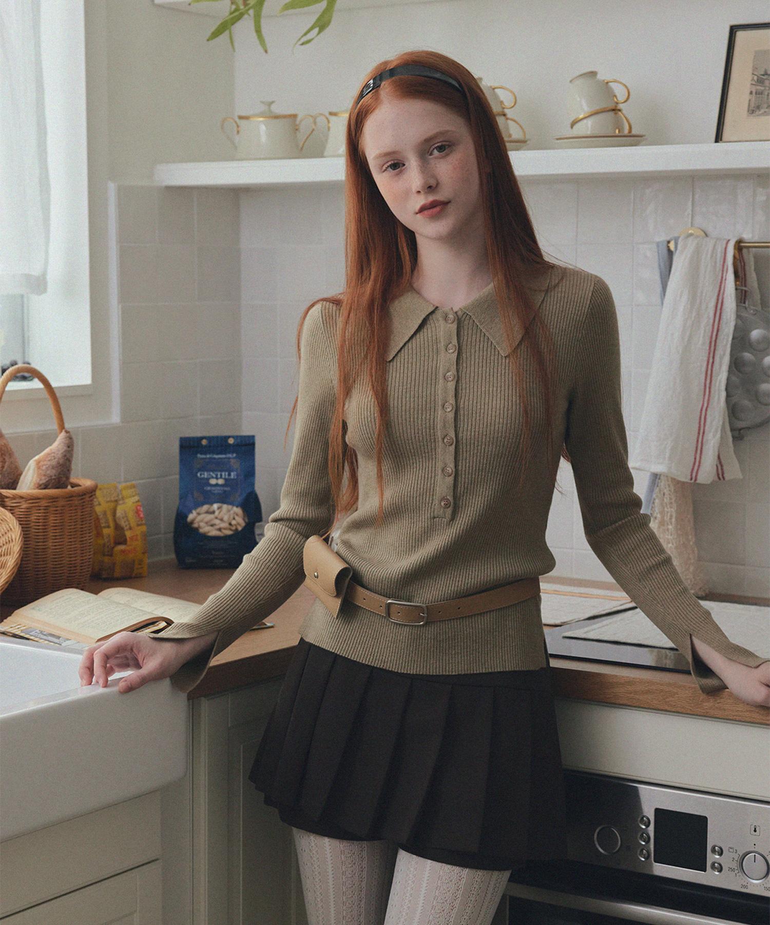 Teuwi Larkin Collared Button Long Sleeve