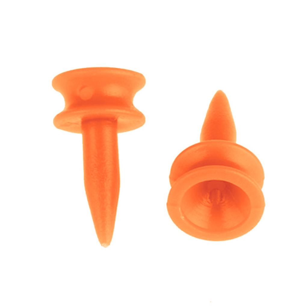 100Pcs Professional Short Golf Tees Plastic Step Down Cactle Tee Double Deck Golf Tees for Golf Practice Part