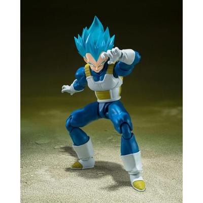 Figur - TAMASHII NATIONS - S.H. Figuarts - Super Saiyan Gott Vegeta - Sehr beweglich - Zubehör enthalten