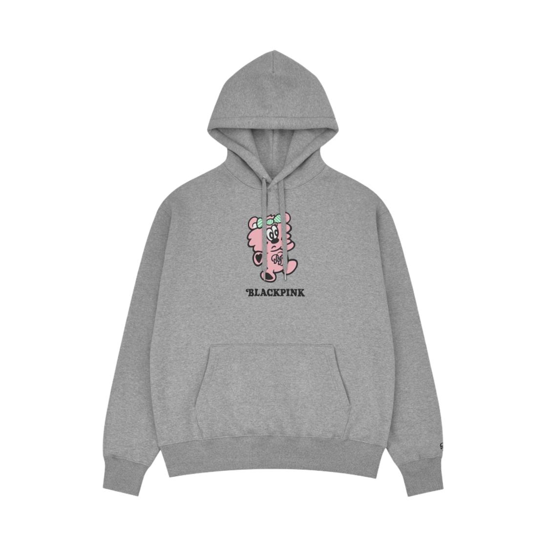 Verdy x Blackpink Plush Hoodie Grey XL