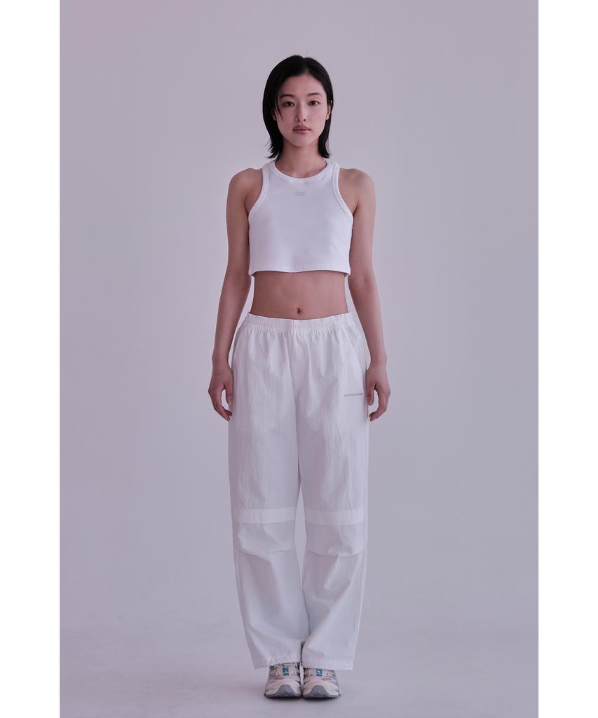 Eolseukamela [Reorder] Lightweight Parachute Pants Women_White