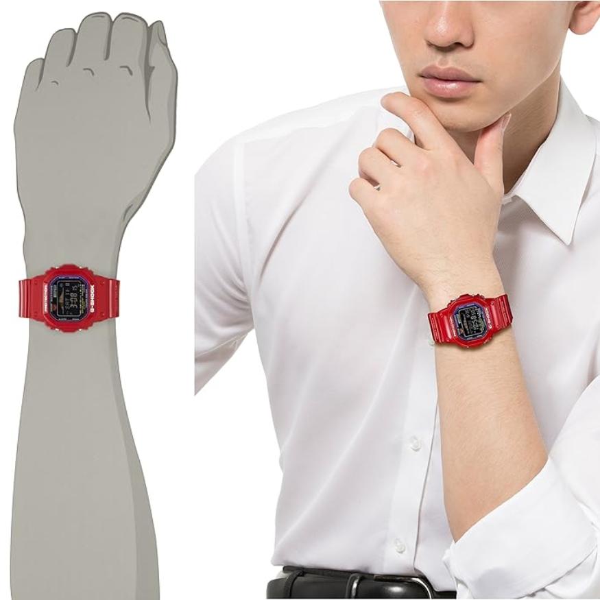 Orologio Solare Rosso [Casio] G-Shock G-LIDE Radiocontrollato GWX-5600C-4JF Uomo