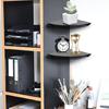 21x21x3cm/8.27x8.27x1.18in Clear Corner Floating Shelves for Bedroom/Kitchen