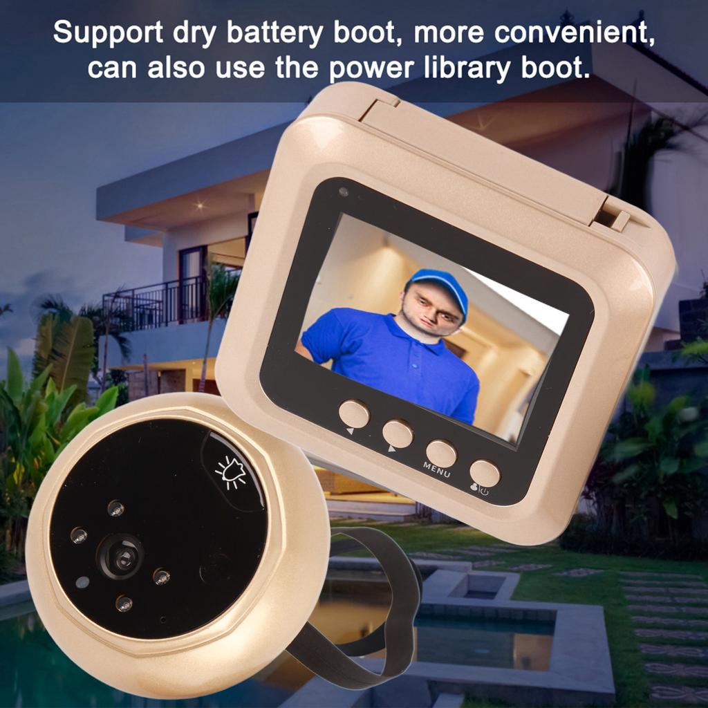 2,4 Zoll 1080P Intelligente Elektrische Türklingel TFT Digitales Guckloch Sicherheitskamera Viewer