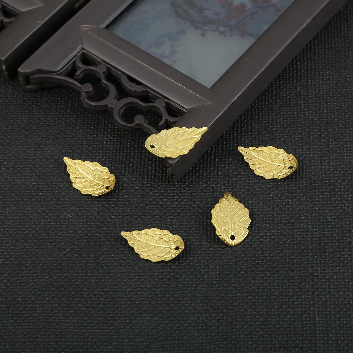 

10/20 шт. Металлические медные листовые соединители, подвески, аксессуары для самостоятельного изготовления ювелирных изделий 03 10×18mm 20pcs золотой