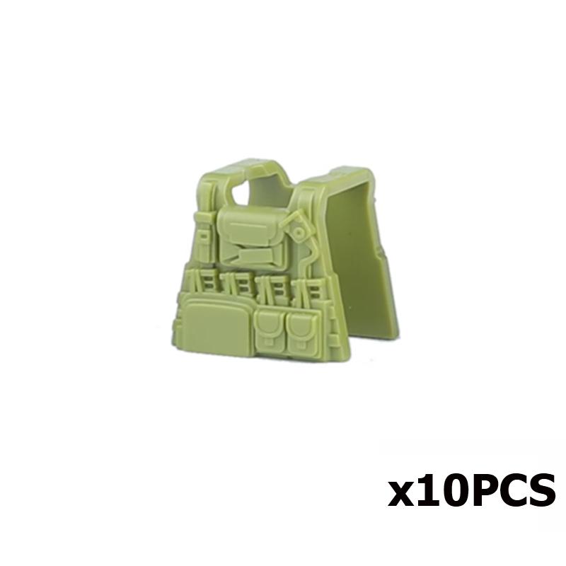 Military Building Blocks US Solider Figure M4 Gun Vest Special Force Tactical Bulletproof  Armour Weapon Accessories Bricks Toys