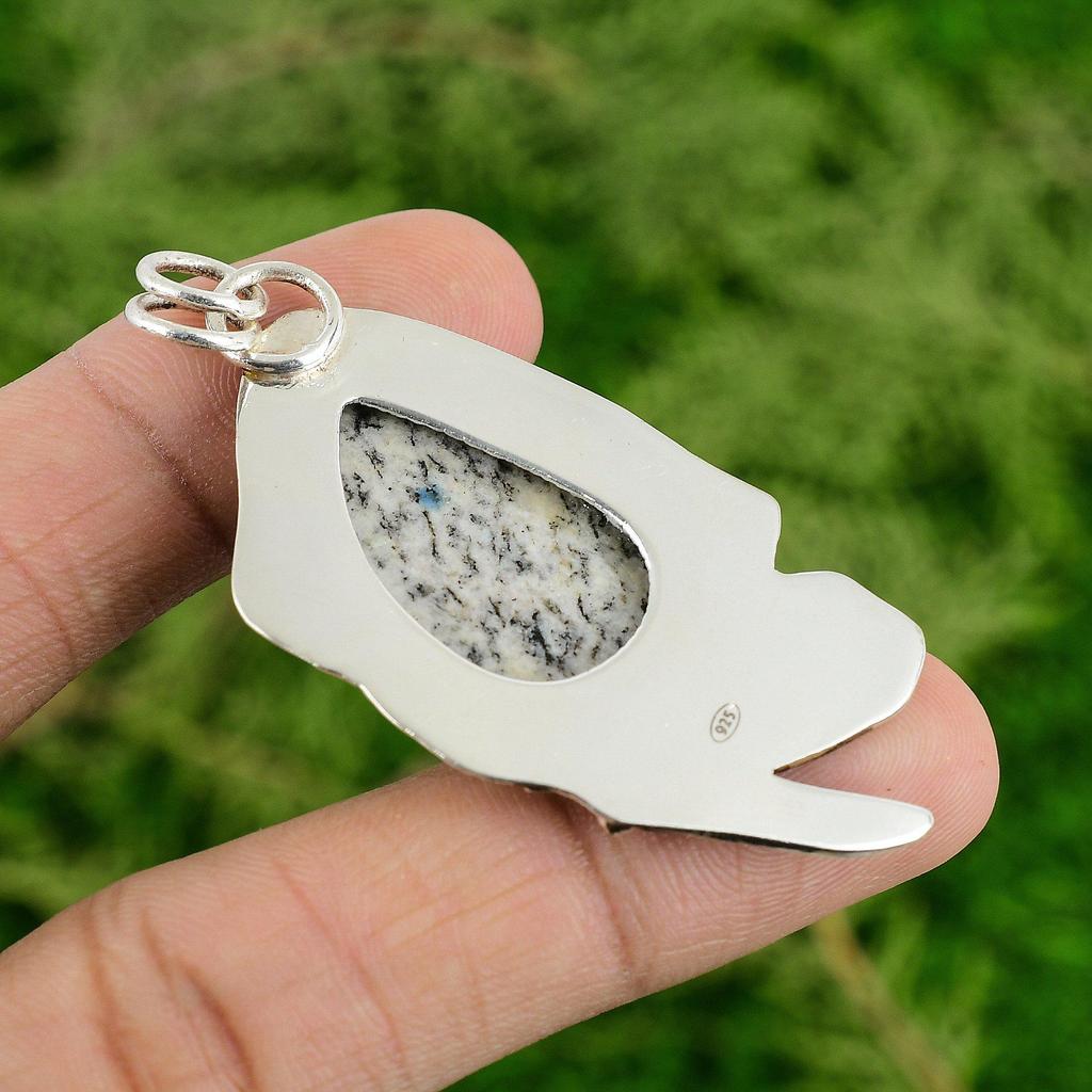 Daughters Day Deal 925 Sterling Silver Natural K2 Jasper Anniversary New Pendant