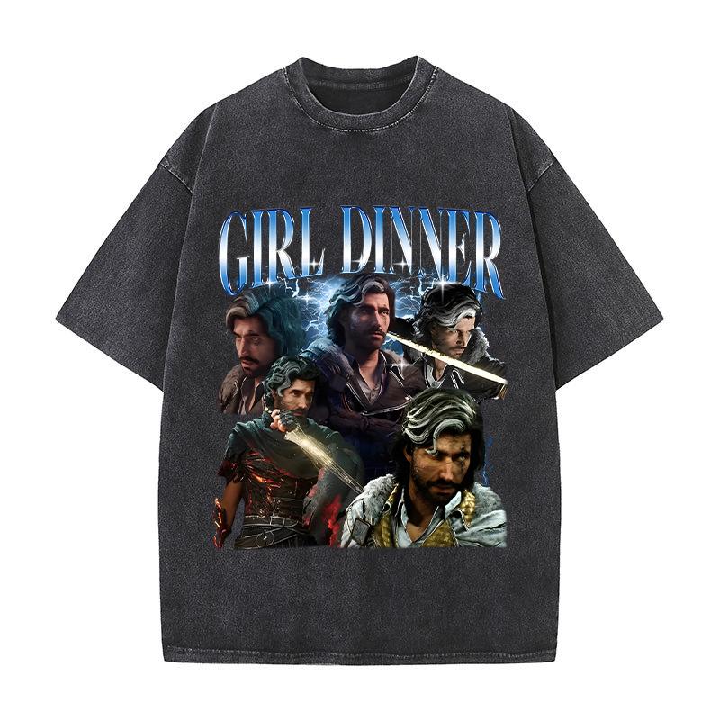 

Хлопковая выстиранная игровая футболка Clair Obscur Expedition 33 с принтом мужская женская уличная одежда винтажная с коротким рукавом футболка подарок для фаната игры M