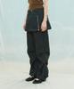 LARTIGENT L9 Parachute Skirt Pants(Black)