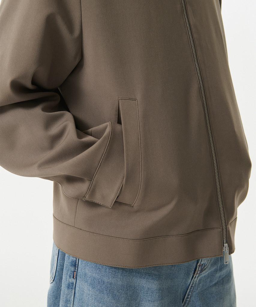 Musinsa Standard Relaxed Minimal Jacket [Light Brown]