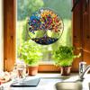Fun-JD061 Creative Painted Life Tree Glass Window Beautification and Decoration Electrostatic Uv Window Sticker