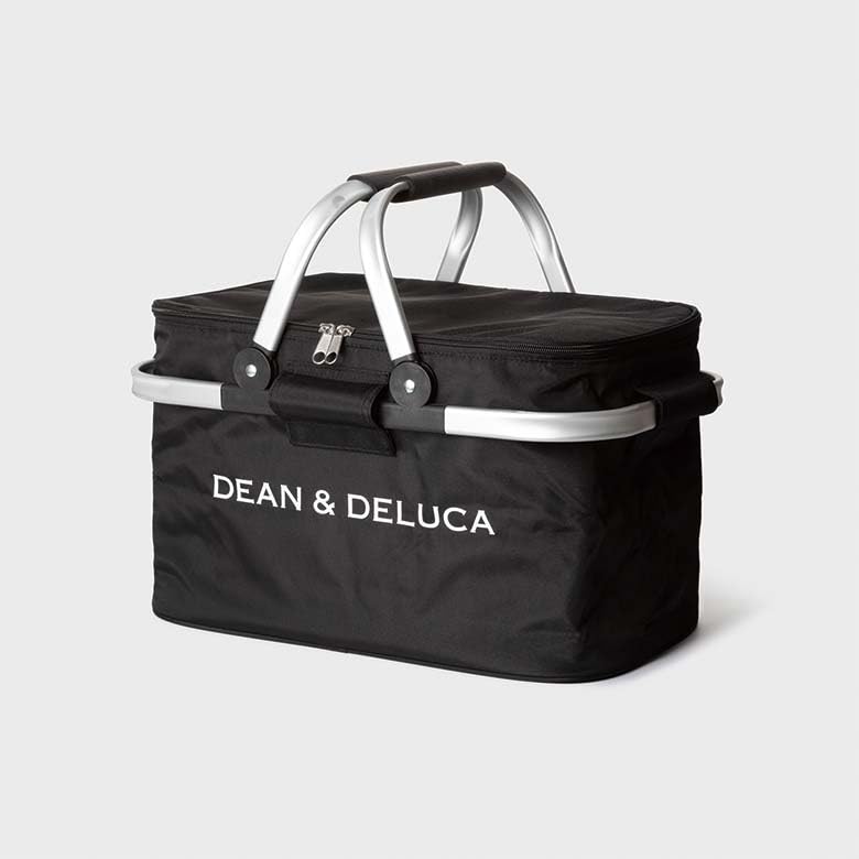Aluminum Handle Cooler Bag Insulated Bag Black DEAN&DELUCA