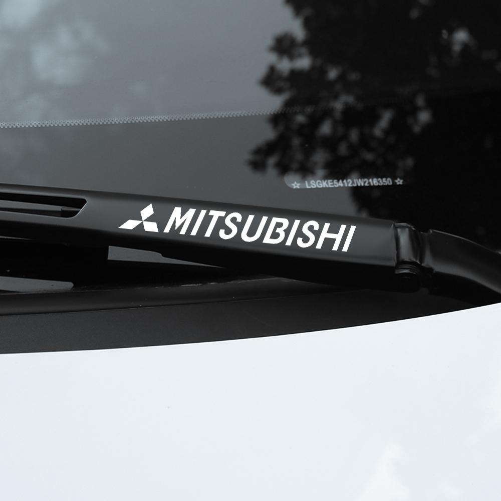 4Pcs Car Stickers Waterproof Rearview Mirror Vinyl Decals Accessories For Mitsubishi 9 Ralliart EX ASX L200 Colt Outlander Cross