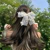 Clip Polka Dot Bow Knot Mesh Korean Style Hair Clip Girls Hair Clip Bow Hairpin Big Bow Hair Claw