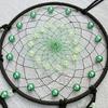 Handmade Glowing In Dark Dreamcatchers Wall Decorations Feathered Tassels Wall Hanging Wind Chimes Decors for Bedroom