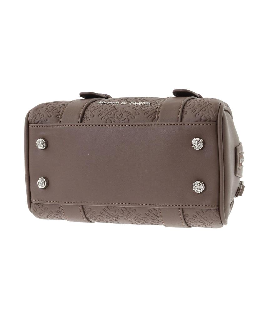 De Bag FLEUR Monogram Mini Boston Bag 8A44F0J2100 Charcoal Gray [Maison Fleur] Women's