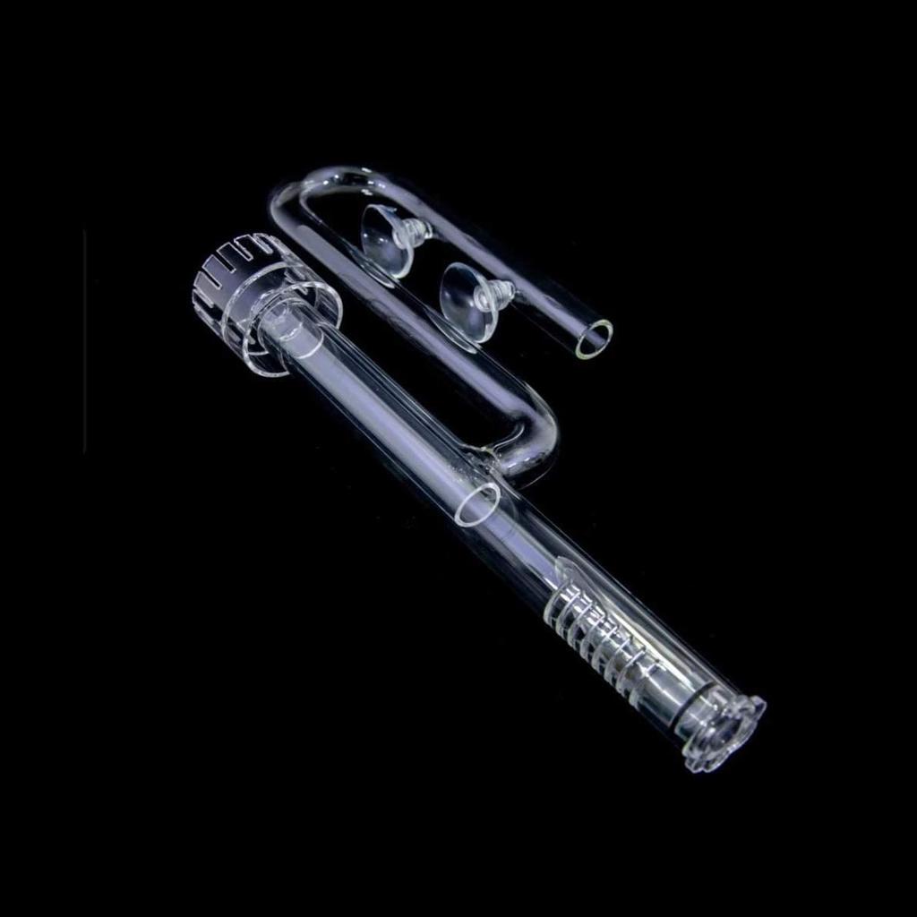 Aquarium Filtration Pipes Clear Glass Lily Pipe Surface Skimmer Inflow Pipes For Aquatic Filtration System Overseas Shipping