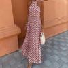 Summer High Waist Sleeveless Print Dress Set For Women With 3d Pattern And Polyester Fabric