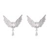 Alloy Styles Drop Earrings with Elegant Crystals Accent for Women Girls