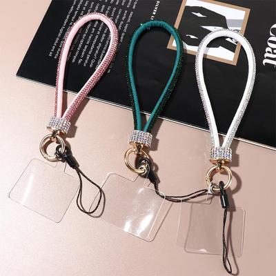 Hanging Cord Glitter Rhinestone Phone Lanyard Mobile Phone Chain  Mobile Phone Pendant