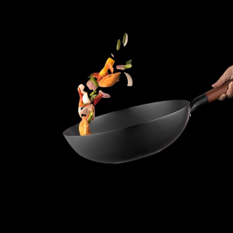 

ASD Refined Iron Non-Coated Stir-fry Wok 32cm