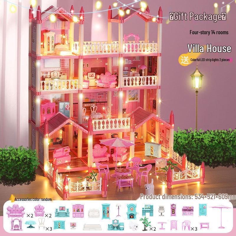 

Кукольный домик «Принцесса Замок»: Интерактивная развивающая игрушка для девочек