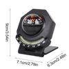 180 Degree Adjustable Compass For Car Foldable Ball Shape Car Compass Car Decor Marine Compass Car Interior Accessories