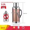 Stainless Steel Home Hot Water Bottle with Glass Liner