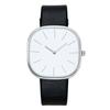 Minimalist Ladies Watch Quartz Movement With Leather Strap For Casual Wear