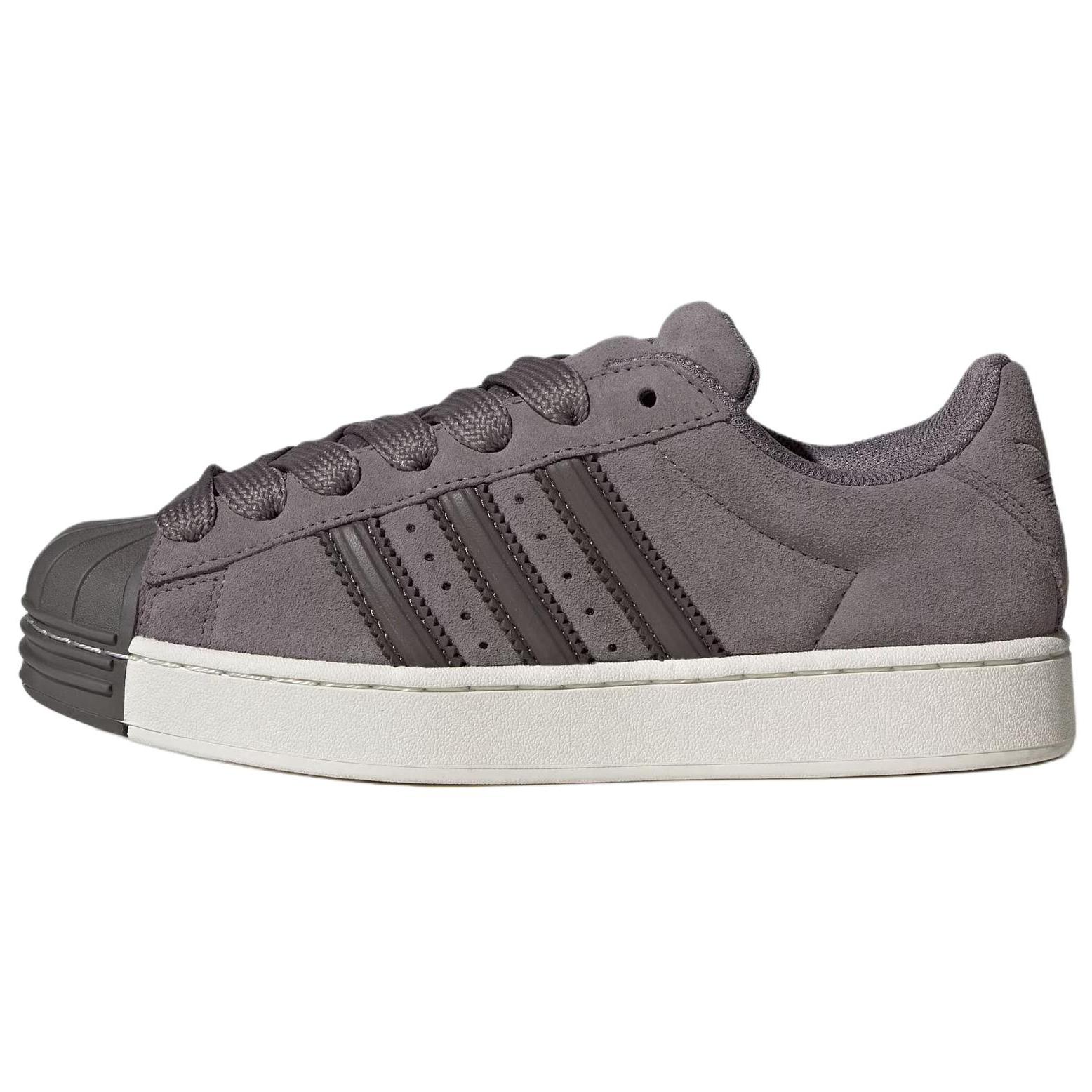 

Adidas Originals Superstar 2 Comfortable And Trendy Skateboard Shoes Unisex Gray Brown Tan KI3564 44