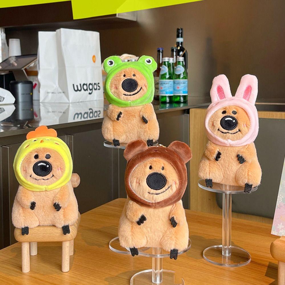 

Cartoon Persimmon Bear Plush Keychain Stuffed Bear Plush Pendant Couple