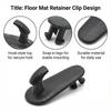 12 stuks Autovloermat Clips, Universele Pasvorm voor Toyota Lexus, Antislip Laadruimte Mat Bevestigingshaken, Zwart
