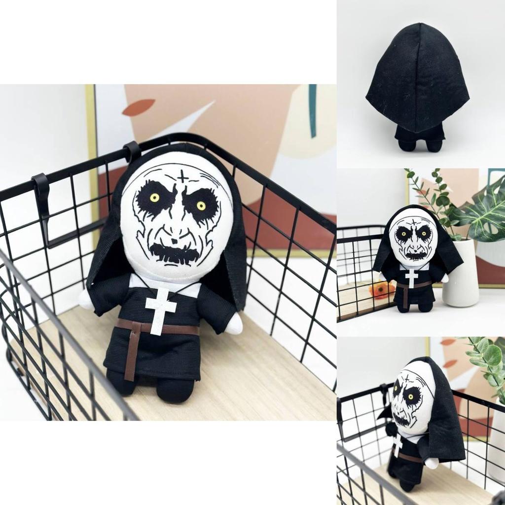 The Nun Plush Black Cartoon Character Doll Soft And Customizable New Cross-border Movie Collectible