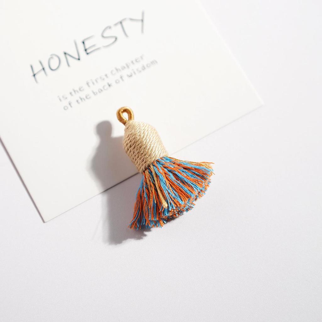 Handwoven Colorful Tassel Keychain & Phone Charm - DIY Jewelry Accessory