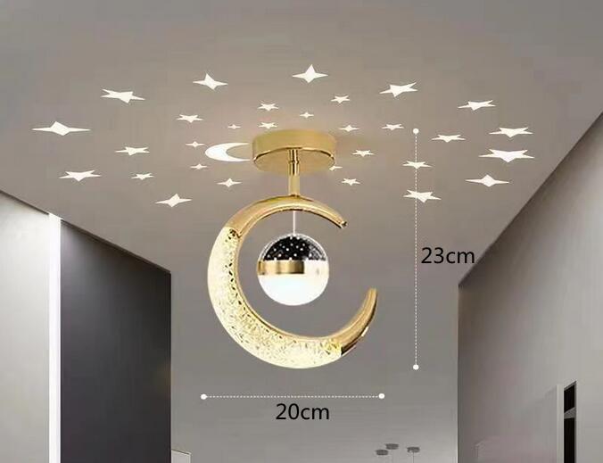 Home Decor Hallway Aisle Ceiling Light Entryway led Ceiling Lights Starry Atmosphere Ceiling Pendant Light Bedside Hanging Lamp