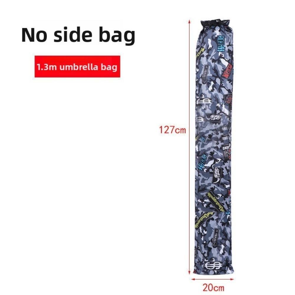 Multi-function Fishing Rod Cover Foldable Thicken Canvas Fishing Rod Holder Drawstring Pocket Portable Fishing Gear