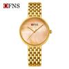 OFNS Women's Ultra-Thin Fashion Quartz Watch: Simple, Trendy, Casual, and Waterproof Design Without Hour Markers