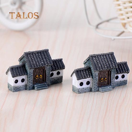 Dockskåpsminiatyrer DIY Hus Villa Skogälva Planterare Trädgård Hem Balkong Dekor