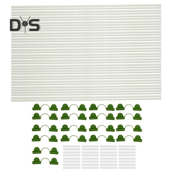 25/36/50Pcs Plant Support Piles Easy Installation Ultra-Fine Garden Stakes Rust-resistant Garden Pillars Home Garden Supplies