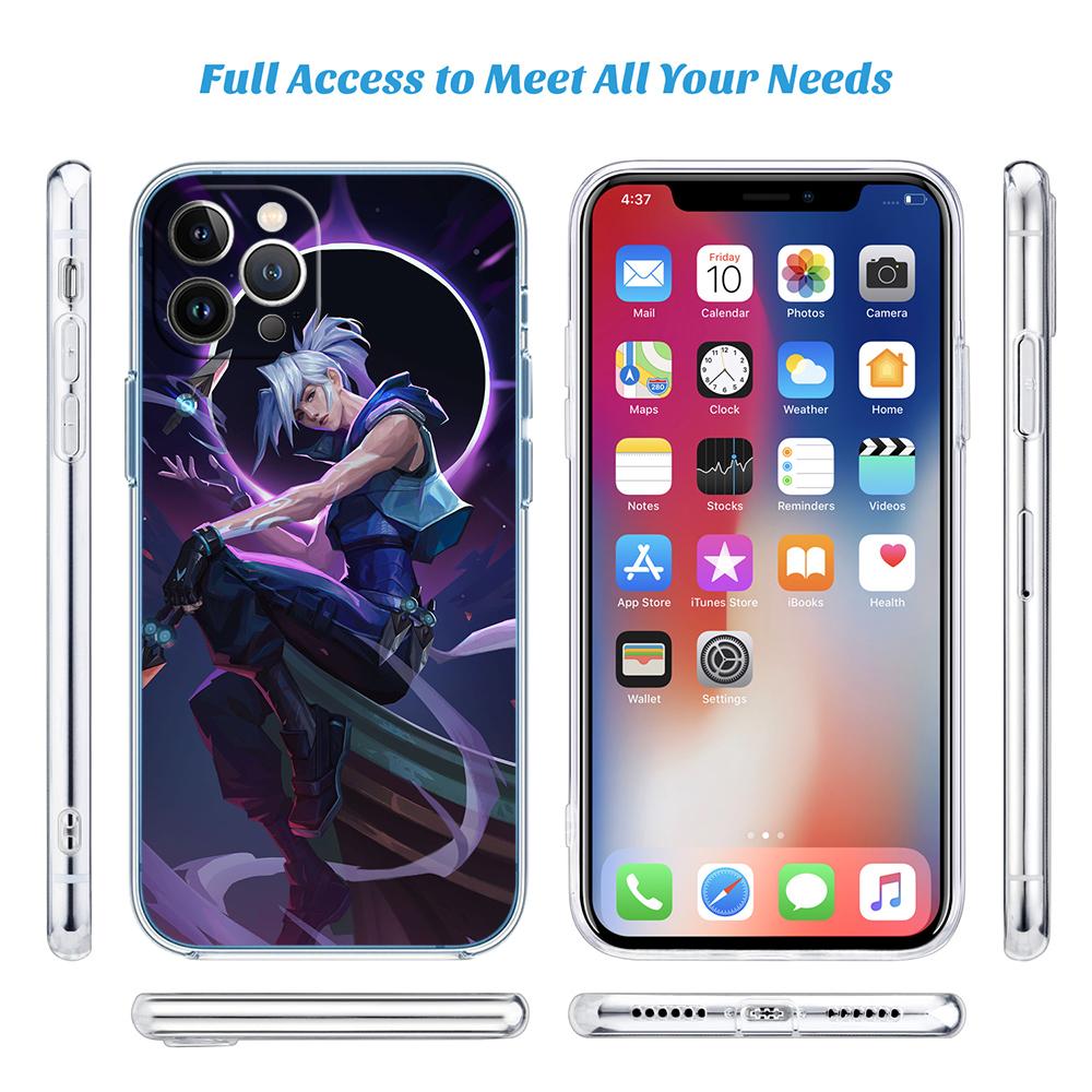 LO92 V-VALORANT Transparent Phone Case for LG K22 K30 K40 K40S K41 K42 K50 K50S K51 K51S K52 K61 K62 K71 K92 Q60 Q61 V40 V50 V60