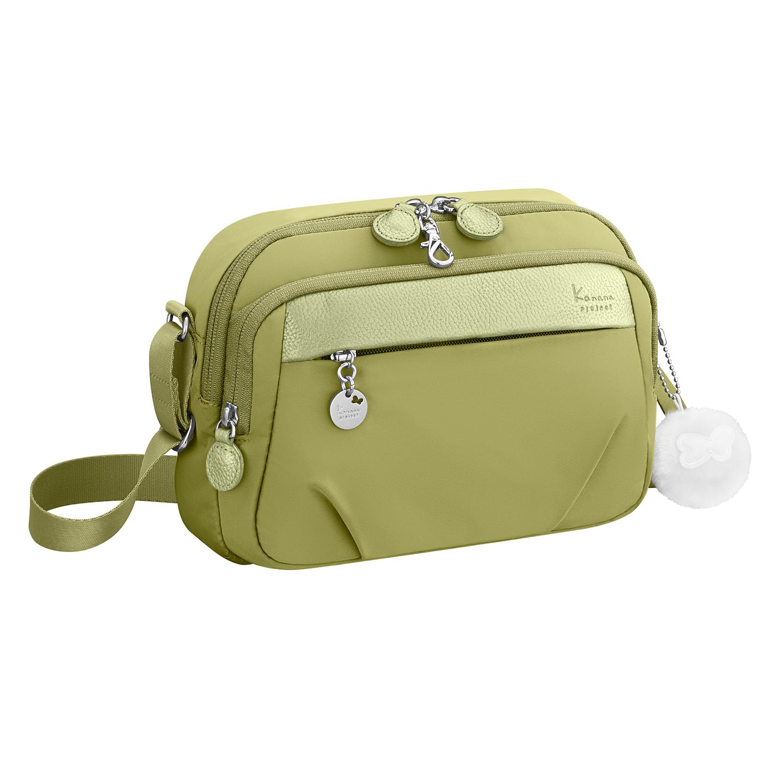 

Shoulder Bag with Pocket Small Size Multifunctional Yellow Green [Kanana Project] PJ1-4th Anti-Virus Women s No.67641