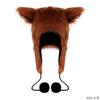 Warm Fuzzy Tribal Hat With Cat Ears Ear Flaps Winter Wool Blend Adults Kids