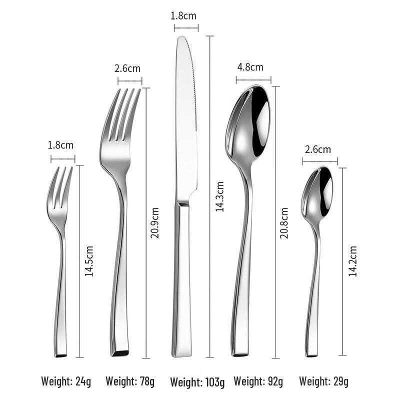 WJ Forged 304 Stainless Steel Dinner Fork