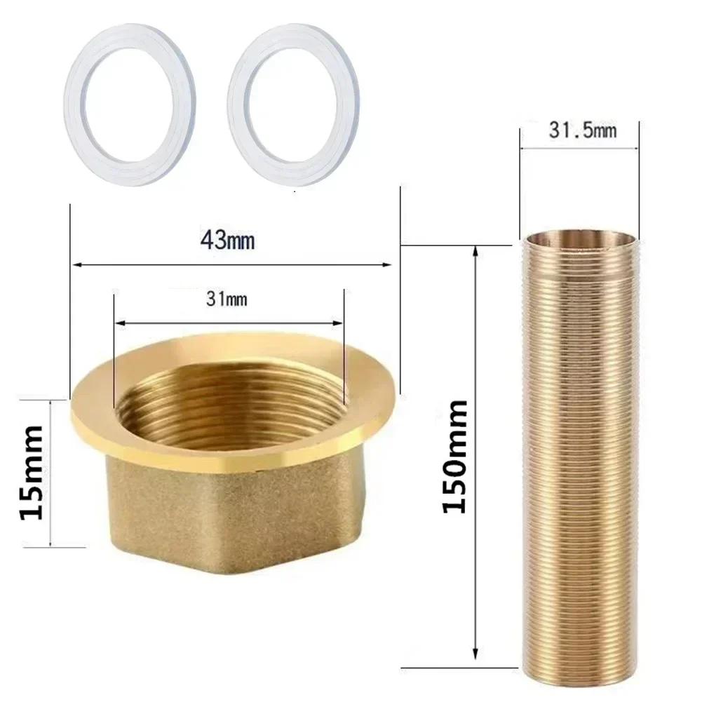Faucet Fixed Foot Screw Cold Hot Water Brass Pipe Nuts Tap Repair Nut Extension Herramientas Taladros Ferramentas