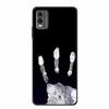 Pentru husă Nokia C32 6,5" Husă spate din silicon moale TPU de lux Carcase pentru telefon pentru NokiaC32 Protector drăguț Rezistent la șocuri Flori Capa