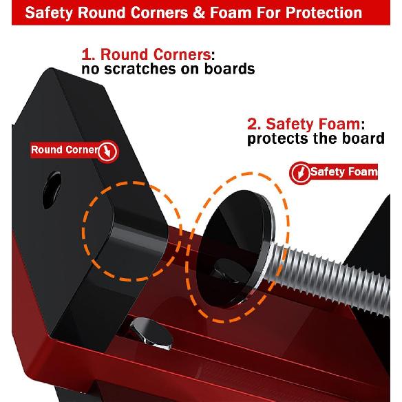 Cabinet Door Installation Positioner, Door Hinge Jig, Adjustable Aluminum Alloy Cabinet Hardware Jig Compatible for Most Cabinet Doors