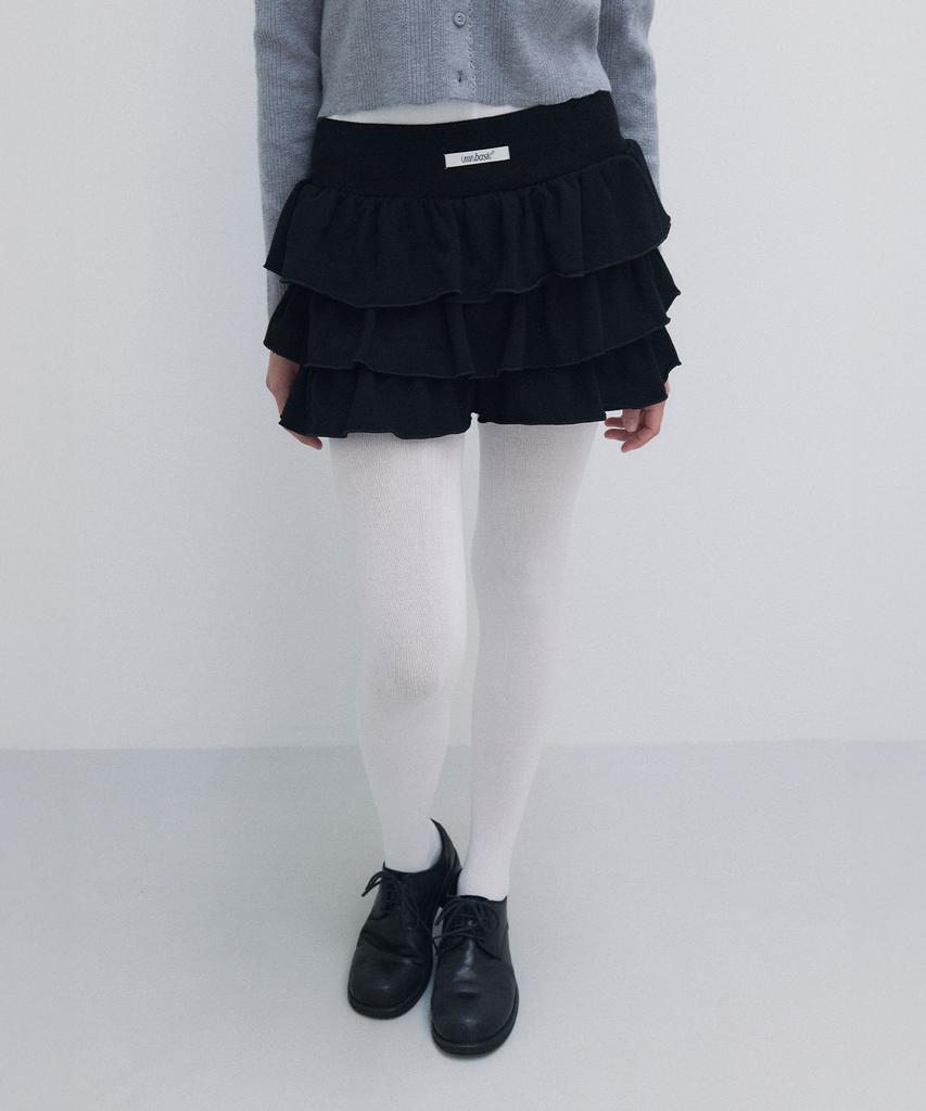 ROLAROLA Nubasic Frill Mini Skirt Black